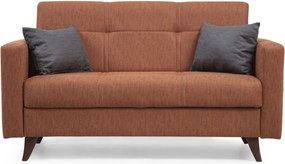 2-Seat Sofa-Bed Polya - Tile Red Tile Red