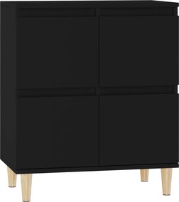 vidaXL Ντουλάπι Μαύρο 60x35x70 εκ. από Επεξεργασμένο Ξύλο
