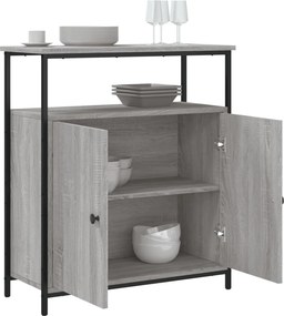 vidaXL Ντουλάπι Γκρι Sonoma 70 x 30 x 80 εκ. από Επεξεργ. Ξύλο