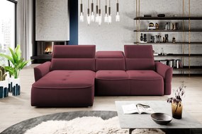 Γωνιακός καναπές Morello Mini-Magenta-Δεξιά