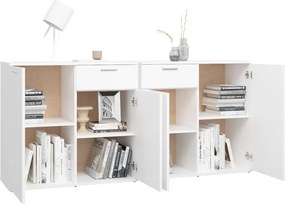 vidaXL Μπουφές Λευκός 160 x 36 x 75 εκ. από Επεξ. Ξύλο