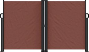 vidaXL Σκίαστρο Πλαϊνό Συρόμενο Καφέ 140 x 600 εκ.