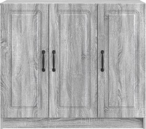 vidaXL Πλαϊνό γραφείο Γκρι Sonoma 89 x 34,5 x 77 εκ.