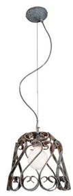 Κρεμαστό Φωτιστικό Οροφής 1xE27 Vintage Φ30cm Lewis Homelighting -77-4011-Σκουριασμένο 77-4011
