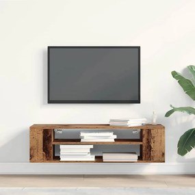 vidaXL Κάβο Τηλεόρασης Τοίχου από Παλιό Ξύλο 100x30x26,5 εκ Επεξεργασμένο Ξύλο