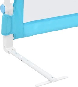 vidaXL Μπάρα Κρεβατιού Προστατευτική Μπλε 180 x 42 εκ. από Πολυεστέρα