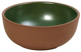Μπωλ Σερβιρίσματος Aida HEV102K6 21x8cm Green-Brown Espiel Clay