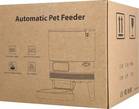 BRUNO smart ταΐστρα κατοικίδιων BRN-0232, 4L, WiFi, λευκή