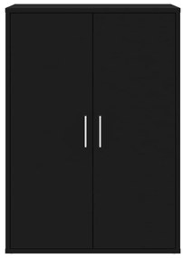 vidaXL Βοηθητικά Ντουλάπια 2 τεμ. Μαύρη 60 x 31 x 84 εκ. Επεξεργ. Ξύλο