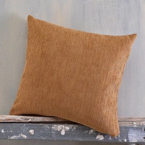 Μαξιλαροθήκη Διακοσμητική Essie Ocher Ρυθμός 40Χ40 Chenille,Cotton,Polyester
