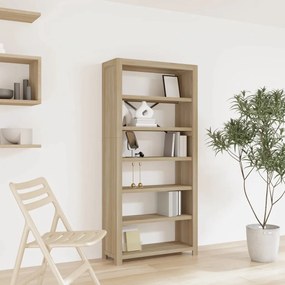vidaXL Βιβλιοθήκη με 6 Επίπεδα 80x30x170 εκ. Μασίφ Ξύλο Ακακίας