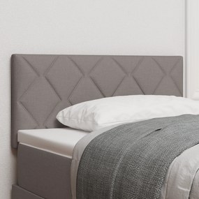 vidaXL Υφασμάτινο Κεφαλάρι Geometric με κεφαλάρι Taupe 90 cm ύφασμα