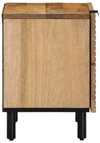 vidaXL Κομοδίνα 2 τεμάχια καφέ 40x33x46 cm από μασίφ ξύλο Mango