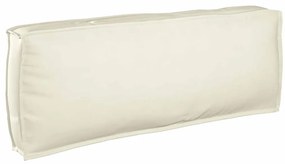 vidaXL Μαξιλάρι Παλέτας Για Πλάτη Κρεμ 120 x 40 x 12 εκ. Ύφασμα Oxford