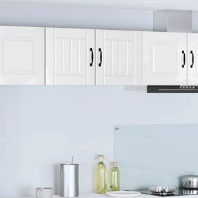 Ντουλάπα Κουζίνας 2 pcs Υψηλής γυαλάδας λευκό 40 x 31 x 40 εκ.