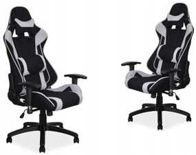 Καρέκλα Gaming  VIPER  Μαύρη / Γκρι