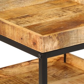 vidaXL Τραπέζι Πλευράς 45x45x45 εκ Στερεό Ξύλο Μάνγκο