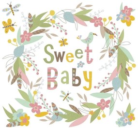 Αυτοκόλλητα τοίχου Sweet Baby 034878624396