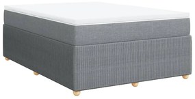 ΚΡΕΒΑΤΙ BOXSPRING ΜΕ ΣΤΡΩΜΑ ΑΝΟΙΧΤΟ ΓΚΡΙ 140X190 ΕΚ. ΥΦΑΣΜΑΤΙΝΟ 3285567