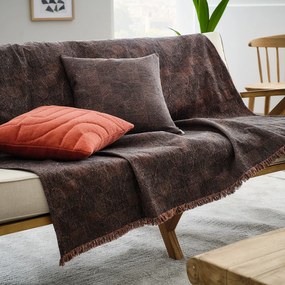 Ριχτάρι Τριθέσιου Καναπέ (180x310) Gofis Home Lagertha Chilli/Black 317/14