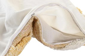 Κάλυψη μαξιλαριού DKD Home Decor Κίτρινο 50 x 1 x 50 cm