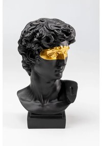 Διακοσμητικό Επιτραπέζιο David Eyes Μαύρο/Χρυσό 18x16x30 εκ. - Μαύρο