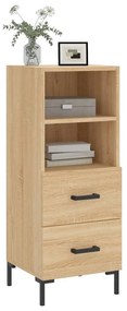 vidaXL Ντουλάπι Sonoma Δρυς 34,5x34x90 εκ. από Επεξεργασμένο Ξύλο