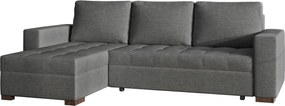 Γωνιακός καναπές Julie-Γκρι - 237.00Χ150.00Χ90.00cm