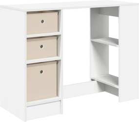 vidaXL Γραφείο Λευκό 100 x 40 x 75 cm Επεξεργασμένο Ξύλο