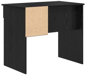 vidaXL Γραφείο Μαύρη δρυς 90 x 49.5 x 75 εκ. Επεξεργασμένο ξύλο