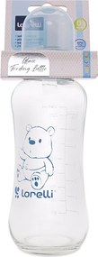 GLASS FEEDING BOTTLE 240 ML MOONLIGHT BLUE