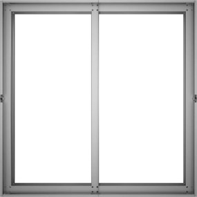 vidaXL Γλάστρα Κήπου Ασημί 80 x 80 x 60 εκ. Γαλβανισμένος Χάλυβας