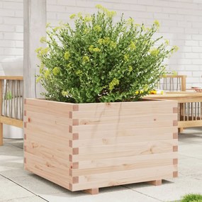 vidaXL Ζαρντινιέρα Κήπου 70x70x49,5 εκ από Μασίφ Ξύλο Πεύκου