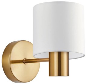 Φωτιστικό Τοίχου - Απλίκα Adept 77-8304 14x23x17cm 1xE27 60W Gold-White Homelighting