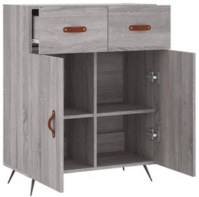 vidaXL Ντουλάπι Γκρι Sonoma 69,5 x 34 x 90 εκ. από Επεξεργασμένο Ξύλο