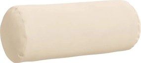 vidaXL Μαξιλάρια Στήριγμα 2 pcs Μπεζ Ø 15 x 40 εκ Ύφασμα Μικροΐνας