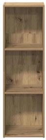 vidaXL Βιβλιοθήκη Artisan Δρυς 36x30x114 εκ. Επεξεργασμένο Ξύλο