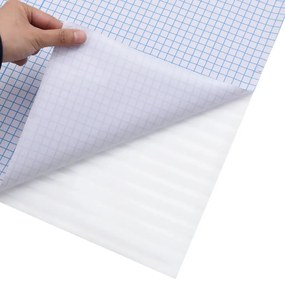 vidaXL Μεμβράνη Παραθύρου Ματ Σχεδίαση με Ρίγες 45x2000 εκ. PVC