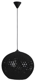 Φωτιστικό Οροφής Μονόφωτο Heronia Silk 31-1141 Rope Black