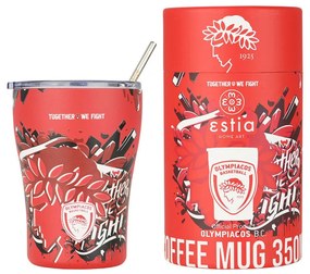 Ποτήρι Θερμός 350ml Estia Olympiacos B.C. Edition Together We Fight 00-27223
