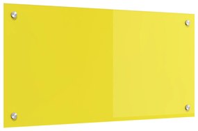 vidaXL Κουζίνα  Πλακάκι Κίτρινο 80x40x0,6 εκ. Θερμαινόμενο Γυαλί