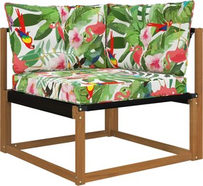 vidaXL Μαξιλάρι Καναπέ Εξωτερικού Χώρου 3 pcs πολύχρωμο Πολυεστέρας