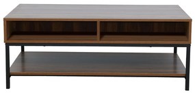 ZUMA COFFEE TABLE ΚΑΡΥΔΙ ΜΑΥΡΟ 111,5x60xH44cm