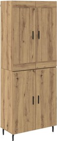 vidaXL Highboard 2 τμχ. Artisan Oak 69,5 x 34 x 180 εκ.