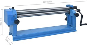 vidaXL Μηχάνημα Κάμψης 640 χιλ. Ατσάλινο