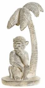 Διακοσμητική Φιγούρα DKD Home Decor Λευκό Μαϊμού Τροπικό Μαρινάτος 15 x 12 x 29 cm