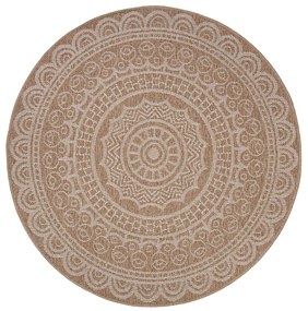 Στρογγυλό Χαλί Καλοκαιρινό (Φ200) Royal Carpet Avanos 8893 White