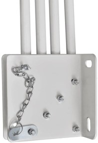 vidaXL Σκίαστρο Βεράντας Πλαϊνό Πτυσσόμενο Γκρι 160 x 240 εκ.