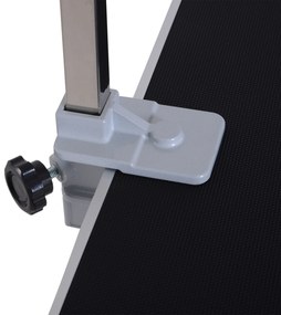 PawHut Τραπέζι περιποίησης κατοικιδίων πτυσσόμενο Τραπέζι περιποίησης Σκύλων Γάτων Μεταλλικό Μαύρο 81 x 48,5 x 80 cm