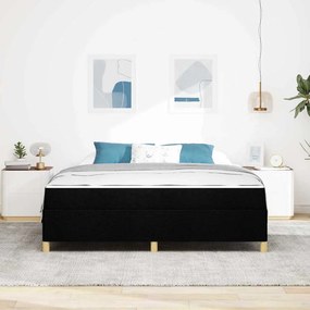 vidaXL Σκελετός Κρεβατιού Μαύρο 180 x 200 cm ύφασμα